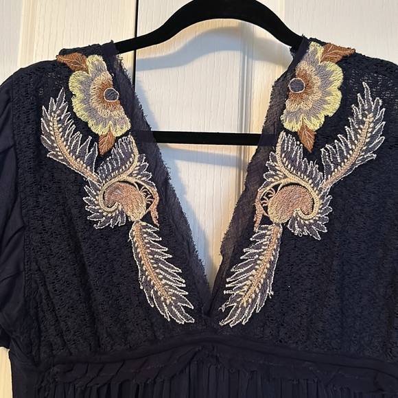 Free People Nueva Fiesta Boho Hi-Lo Top, Sz M, NWOT - Picture 2 of 8